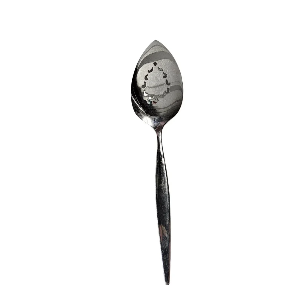 Vintage Oneida Community Venetia‎ Stainless Steel Flatware Slotted Cake Server